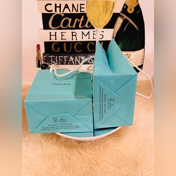 Tiffany & Co. Jewelry Shopping Bag L 6” X 5” W (Listing for 1) - Picture 4 of 7